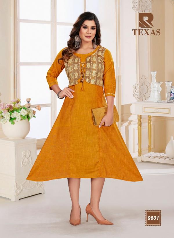 Raashi Texas Rayon Designer anarkali kurti Collecttion